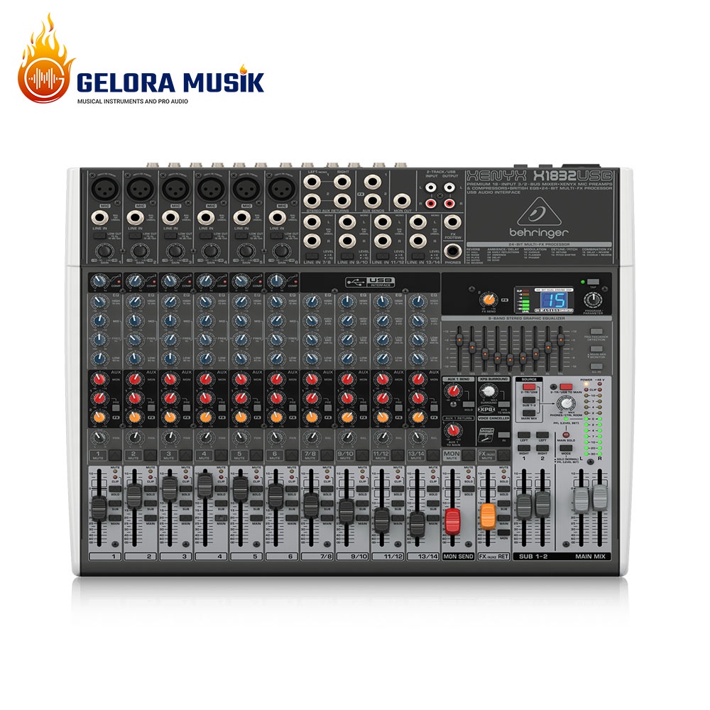 Behringer Xenyx X1832USB Premium 18 Input 3 Bus Mixer