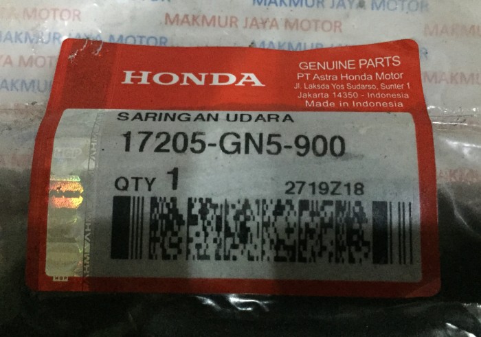 Busa Filter Udara Grand / Legenda  / Supra / Supra Fit AHM (Asli)