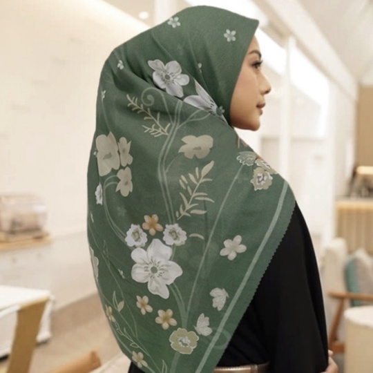 JURAGAN JILBAB MURAH HIJAB VOAL MOTIF / VOAL MOTIF / VOAL MOTIF SEGIEMPAT Grosir Jilbab Murah Hijab 