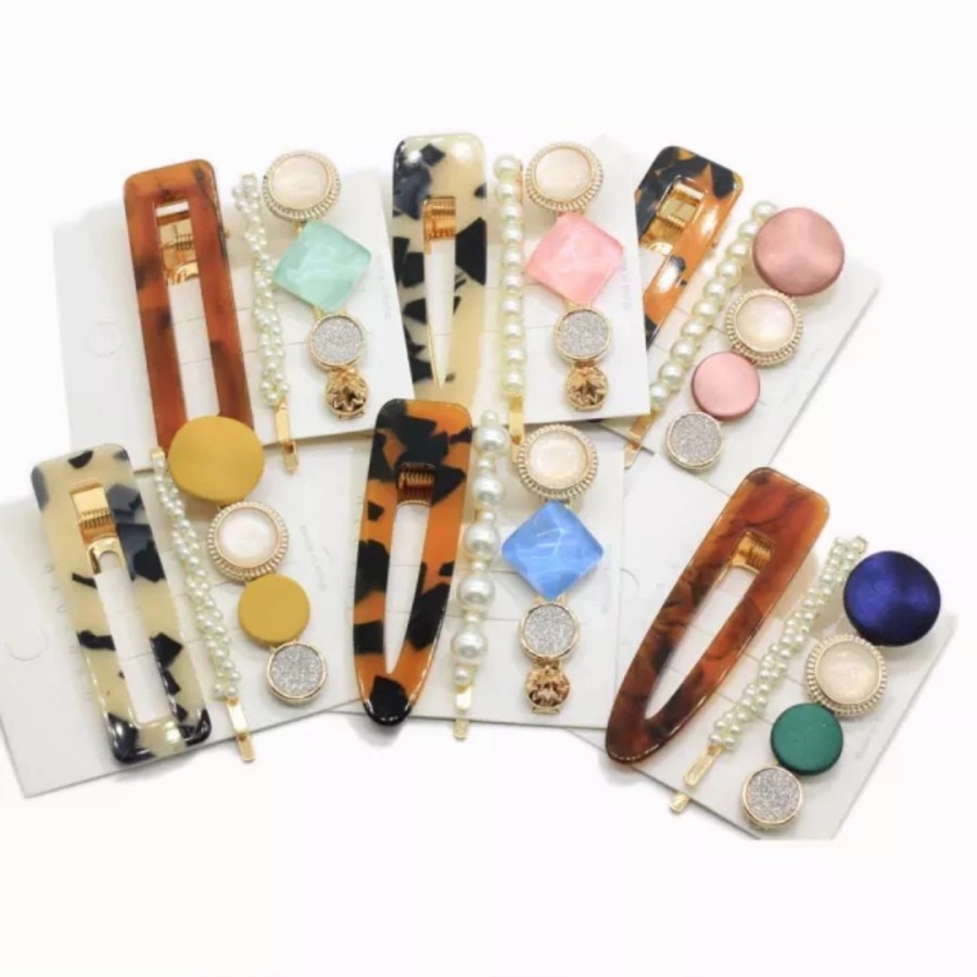 jepit rambut dewasa jepit duckbill elegan klip rambut premium import