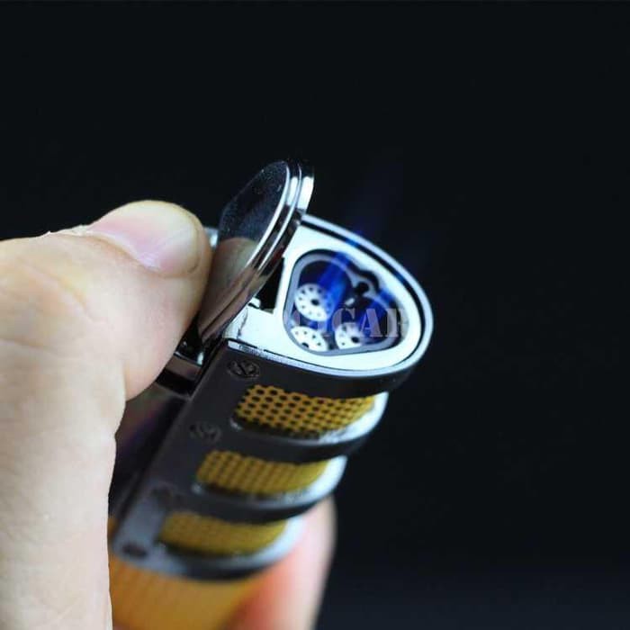 Termurah Firetric Korek Api Torch Lighter 3 Jet Flame with Cigar Punch - LC-84 Kualitas bagus I