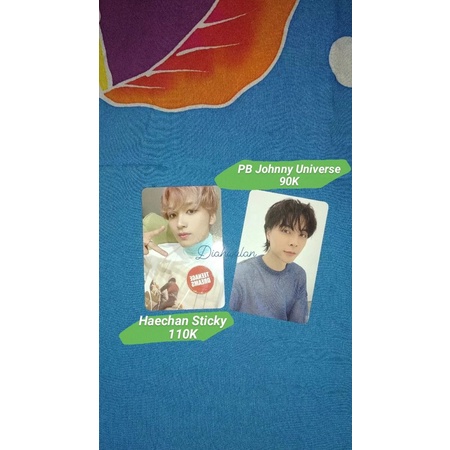 Official PC NCT PB Johnny Universe and Haechan Sticky bisa nego