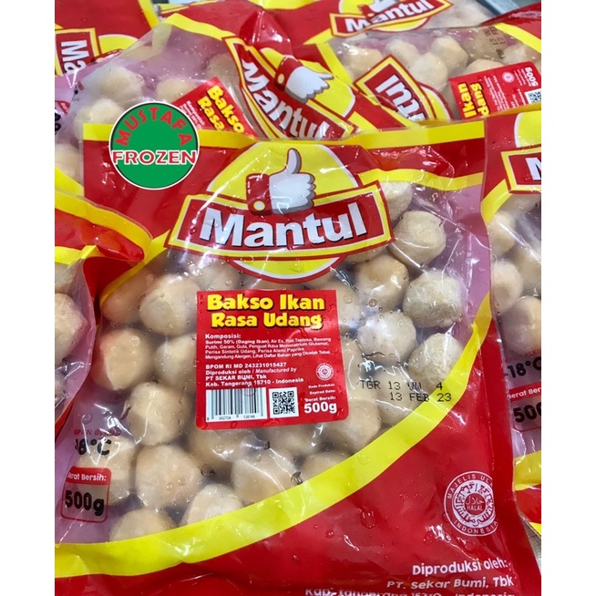 

Mantul Bakso Ikan Udang 500gr