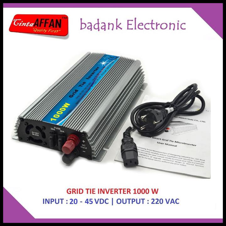 Jual On Grid Tie Inverter Gti W Vdc Solar Panel Surya W Shopee Indonesia