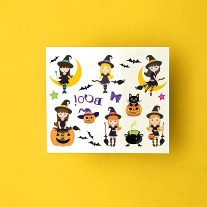 

POTATOO SET LULU HALLOWEEN Temporary Tatto Sticker