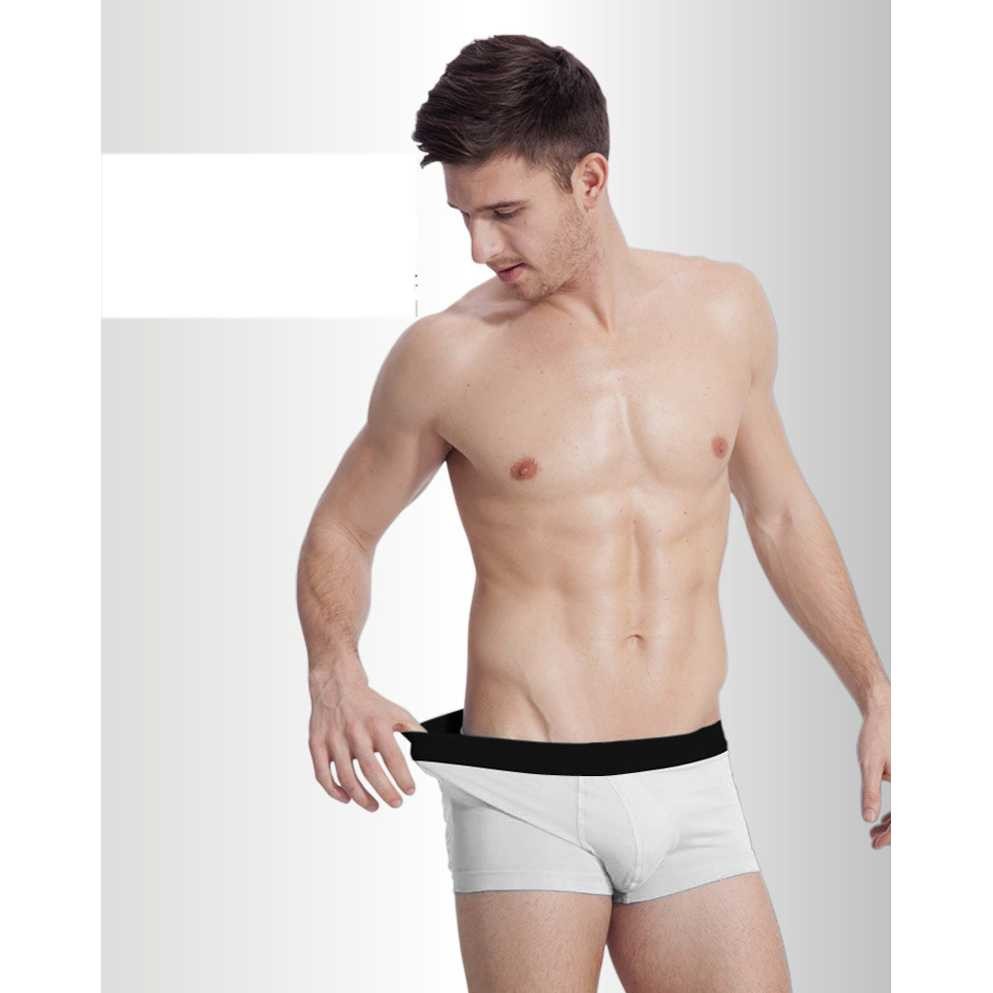 Celana Dalam Boxer Pria Mans Underpants 4 PCS CD Cowok Keren Under Pants Cowo Murah Terbaru