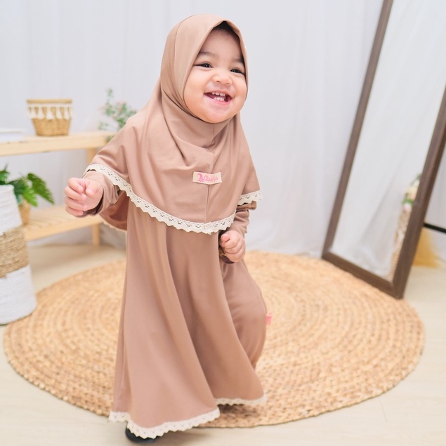 HONEYBLOSSOM gamis bayi / gamis bayi perempuan alesha / gamis bayi perempuan 6 12 bulan