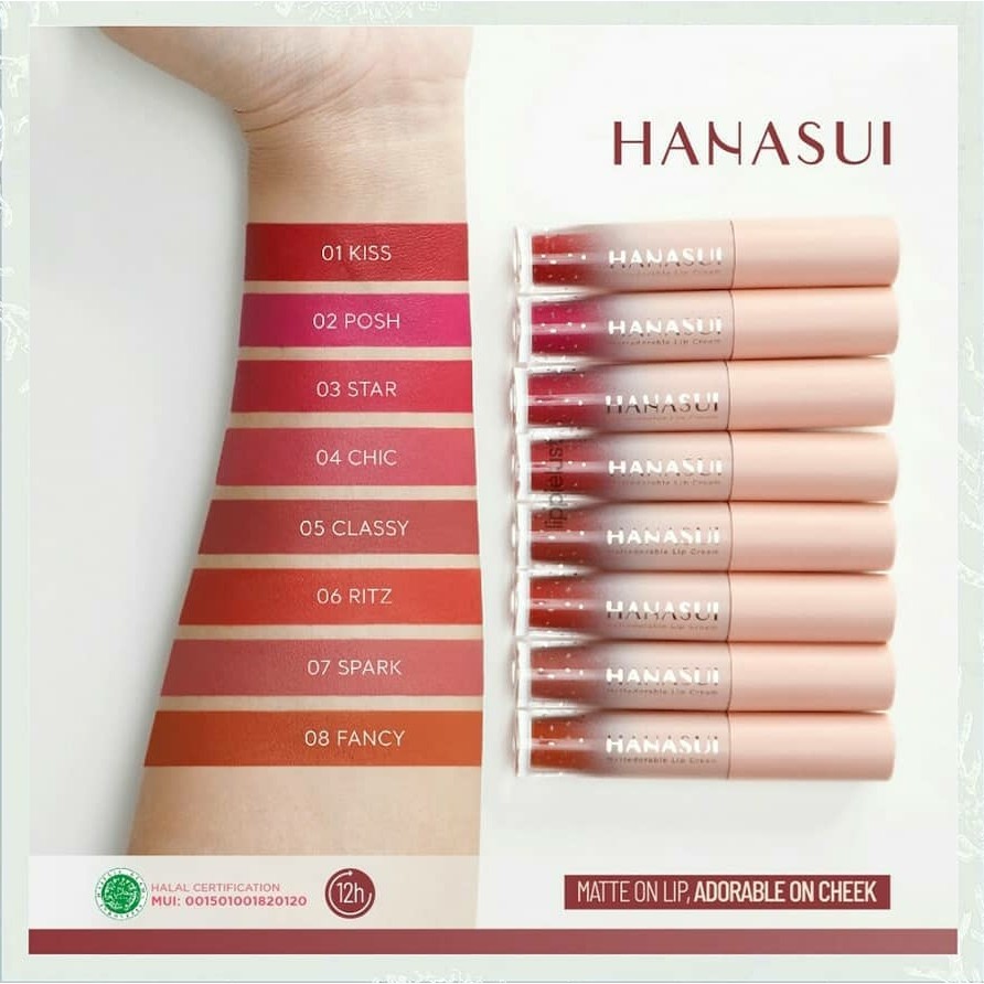 HANASUI Mattedorable Lip Cream 4g