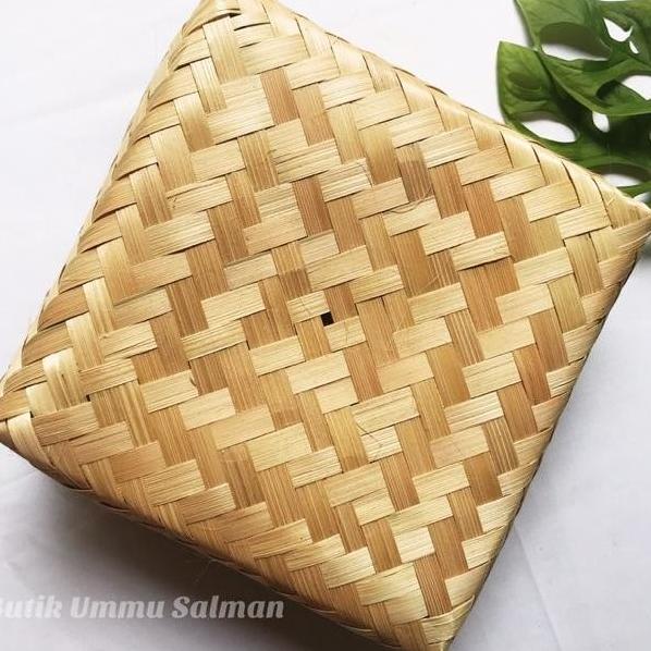 

READY COD [ 22x22 cm ] Besek Bambu Murah Premium SEPASANG Jakarta Kurban Hampers PALING LAKU
