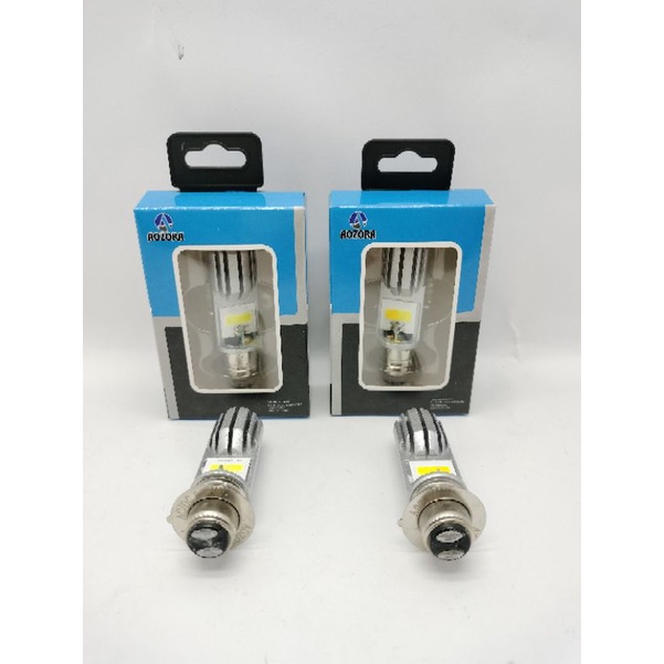 LAMPU H6 DEPAN LED AOZORA 2 SISI super terang