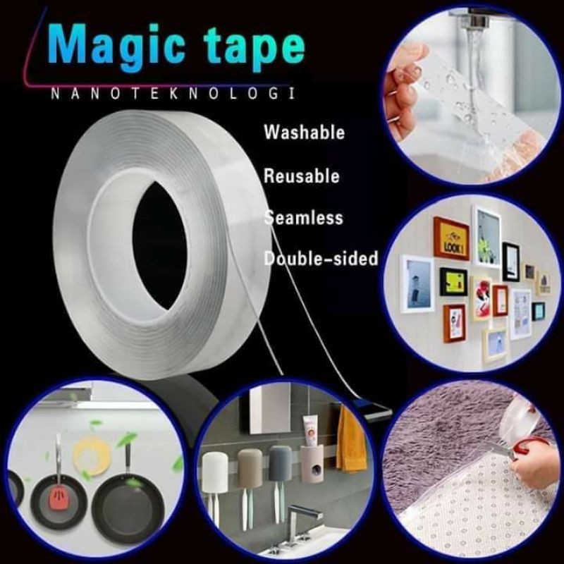 

Double Tape Super/Nano double tape/Isolasi Bening Super Kuat