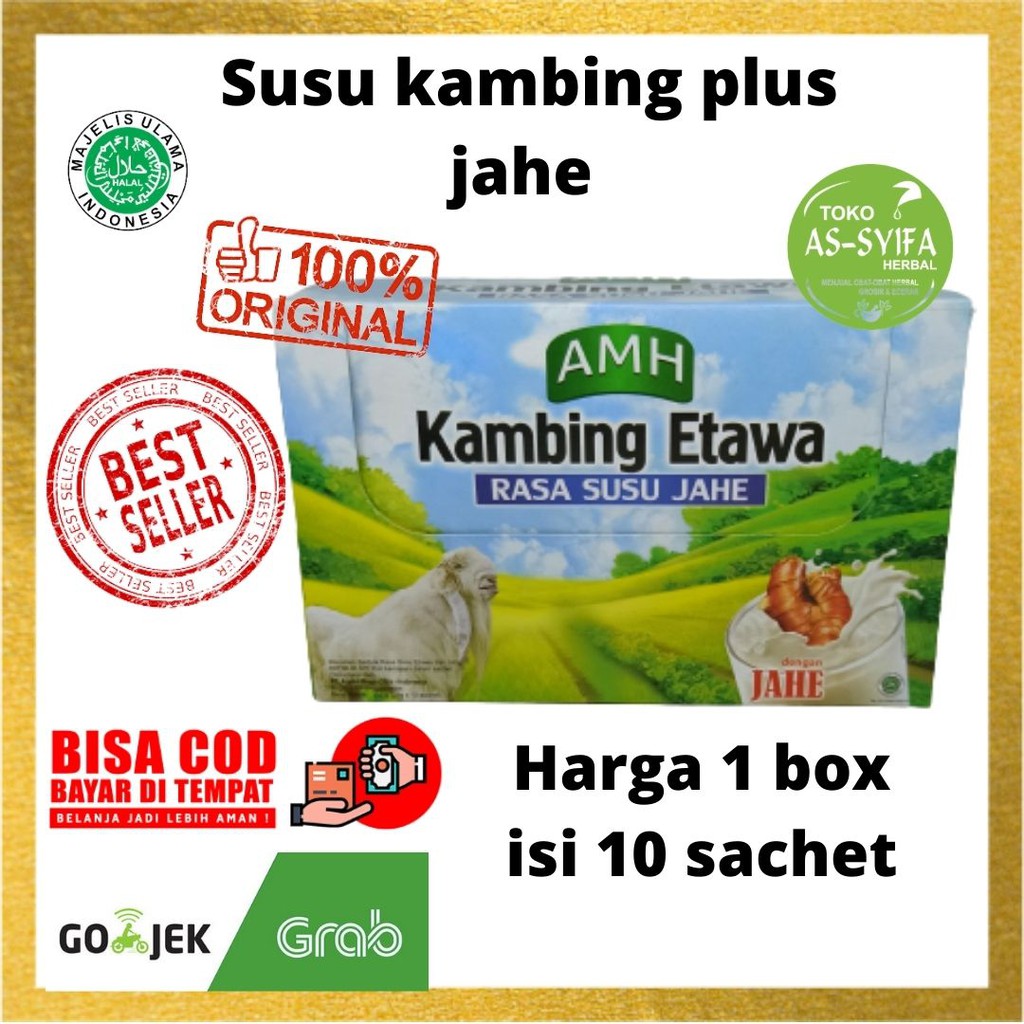 

Susu Kambing Etawa AMH Plus Jahe asli