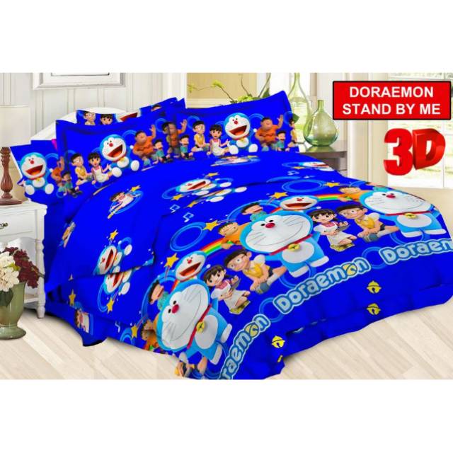 Sprei BONITA 3D 180x200 motif DORAEMON STAND BY ME