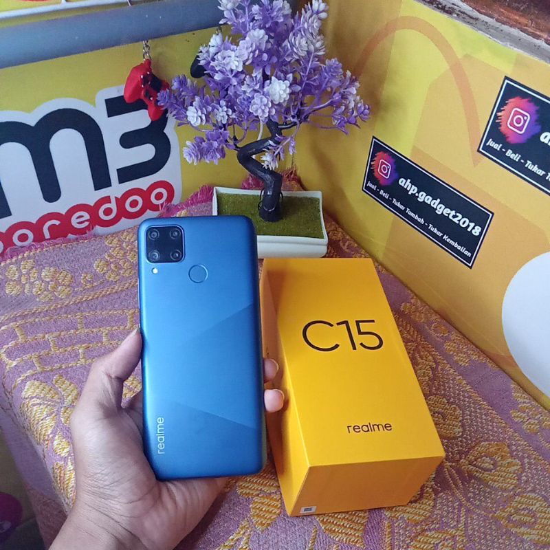 Realme C15 4/64 Biru Laut