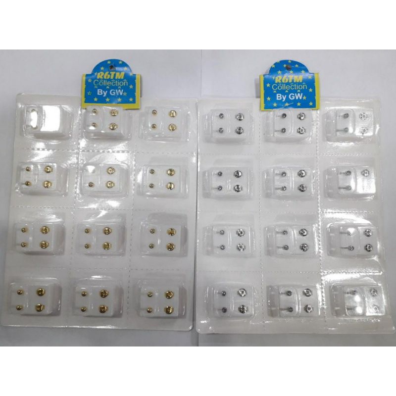 Anting Tembak Percing Per Lembar 12pasang Grosir