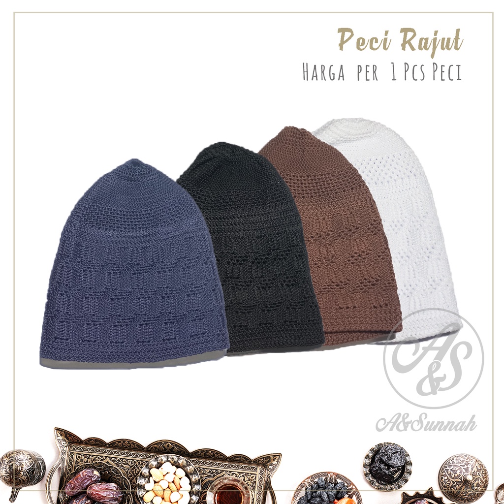 Peci Rajut Anak TK SD Tebal Murah Songkok Haji