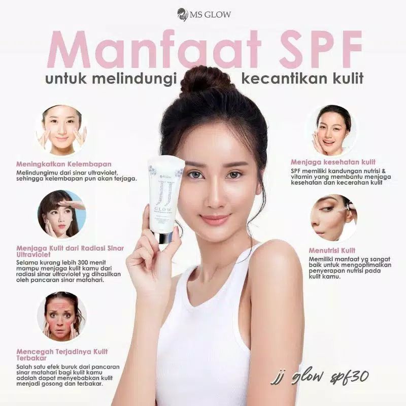 Ms Glow JJ Glow Whitening MsGlow Glowing Pemutih Wajah