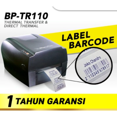 

printer label barcode/printer label/printer/Printer Label Barcode BLUEPRINT BP-TR110