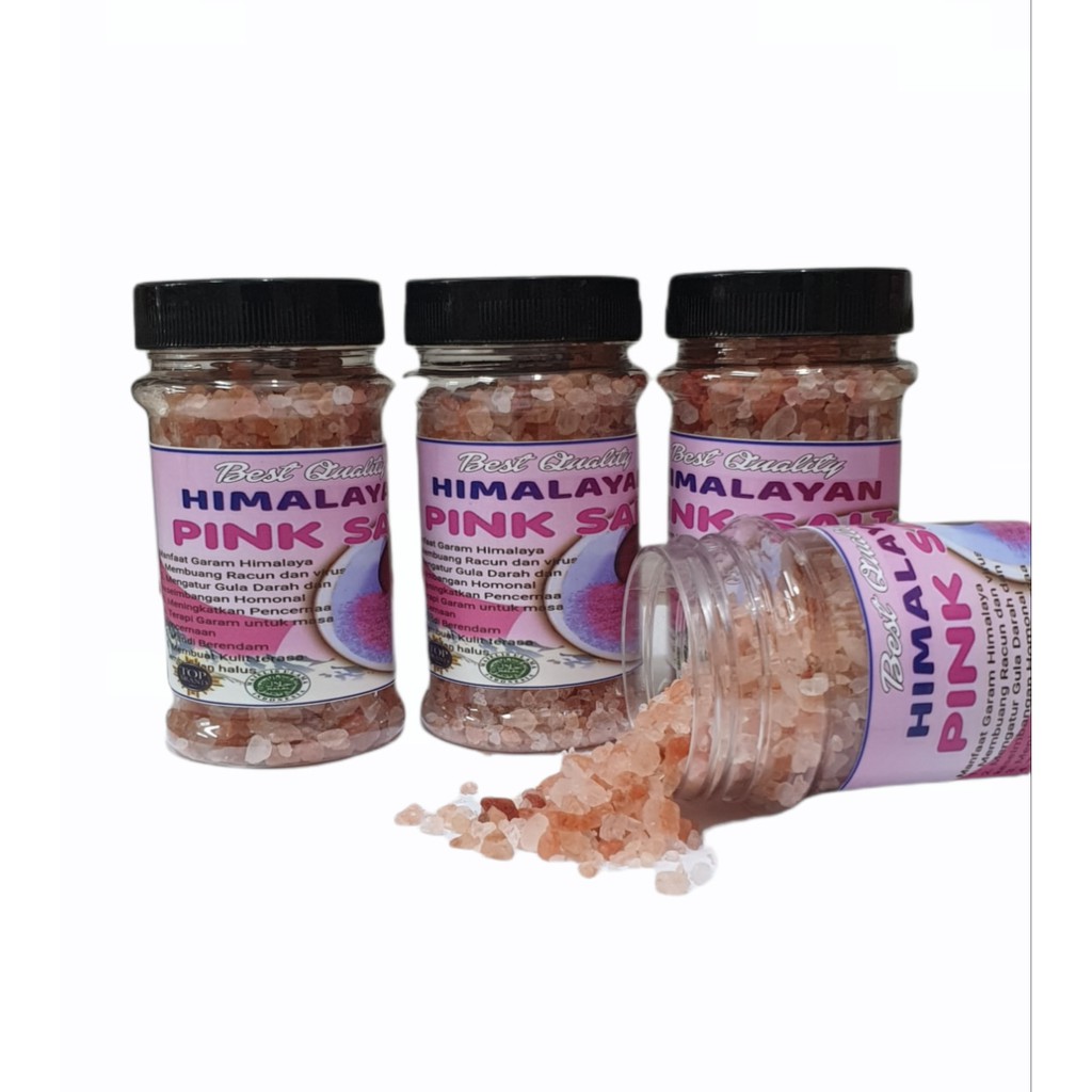 

Garam Himalaya Kasar Kemasan BOTOL - Coarse Himalayan Pink SalT