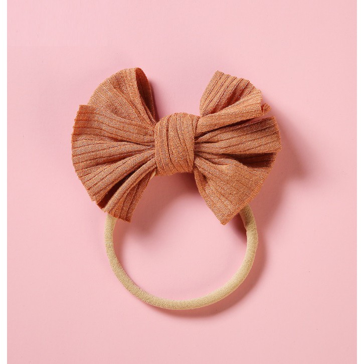 Mimicat - Bandana nilon bayi / bando anak tali nylon USA premium motif pita kain