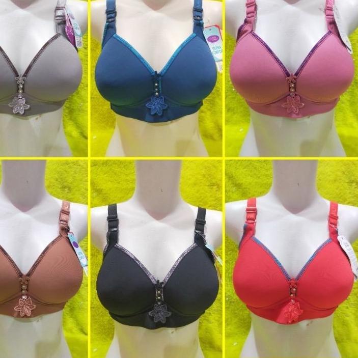 ✭ bra piaoli /bh merk piaoli tanpa kawat cup besar/bra jumbo ❆