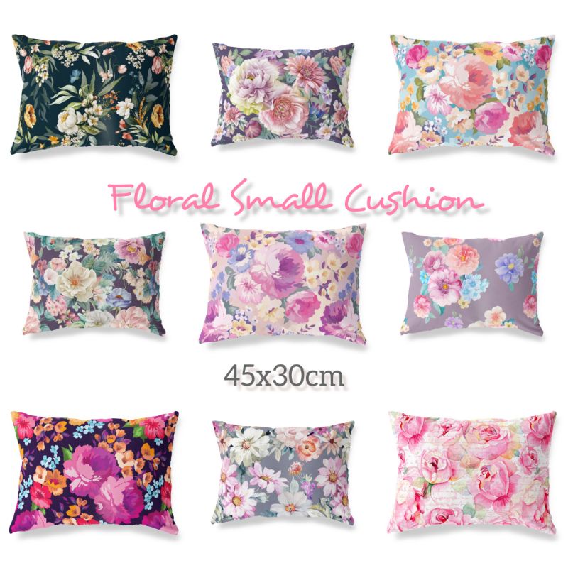 BANTAL 45X30 CM BUNGA FLORAL FLOWER SMALL