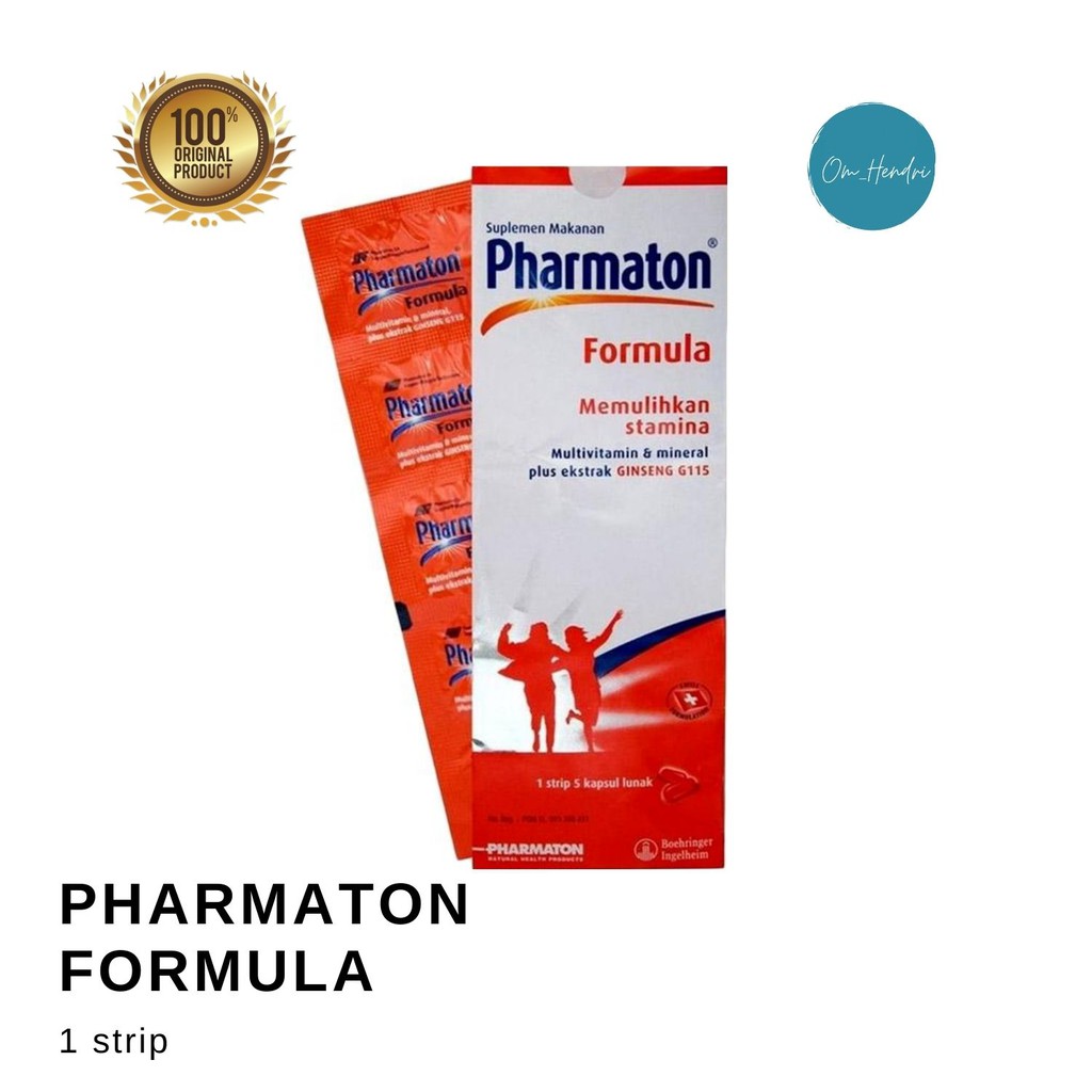 PHARMATON FORMULA+Ginseng /STRIP Isi 5 Kapsul
