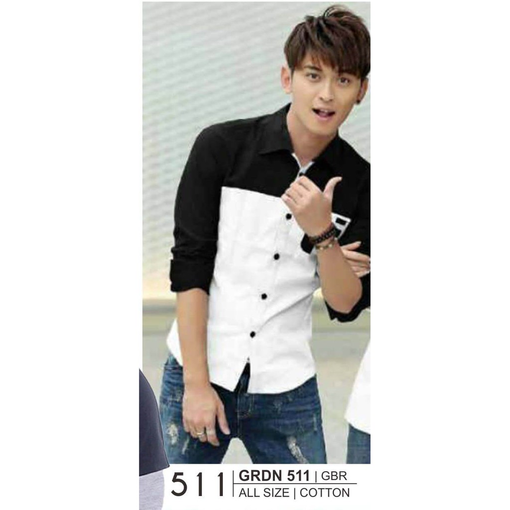 FASHION DEWASA KEMEJA PRIA - GRDN 511 100% Original