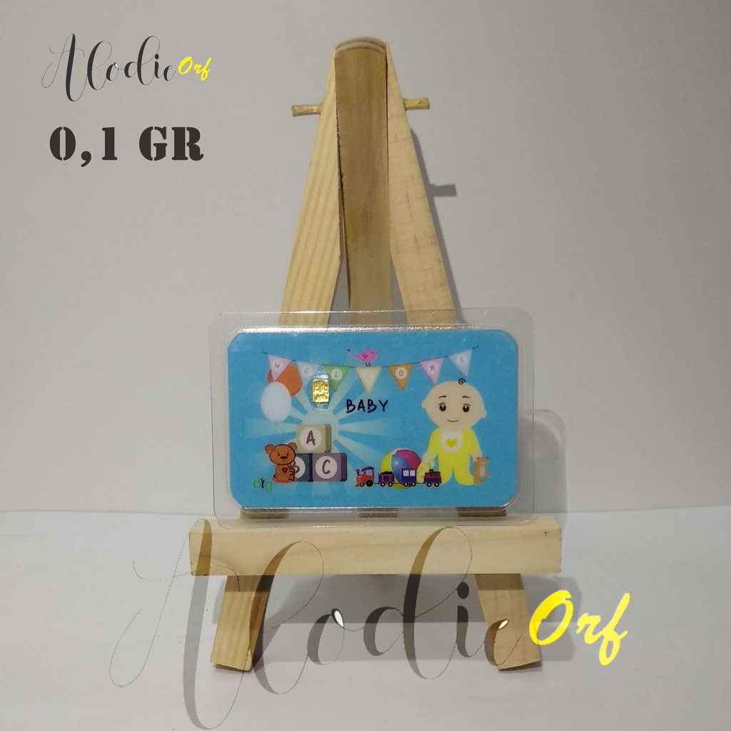 Emas Mini BIG Gold 0,1gr Edisi Wellcome Baby