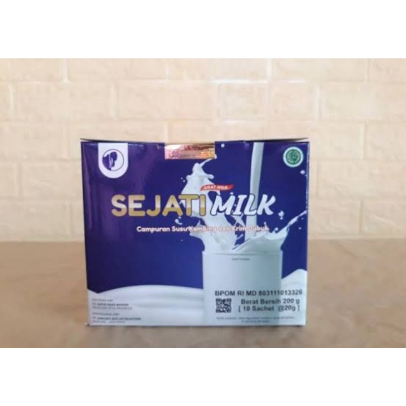 

SUSU SEJATI MILK - SUSU KAMBING ETAWA 1 BOX ISI 10 SACHET