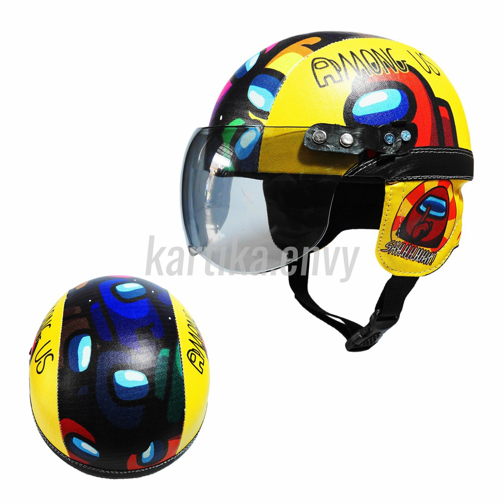 HELM SUPER Anak Balita Retro Amm0ng U5