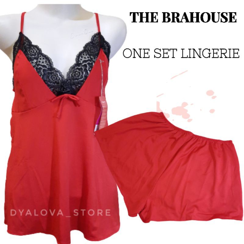 THE BRAHOUSE LINGERIE ONE SET SETELAN ATAS BAWAH SPECIAL PRICE