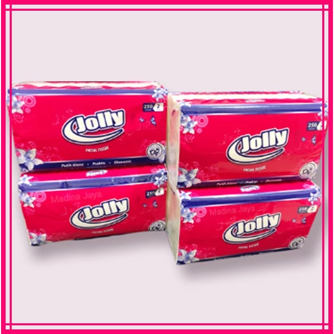 Tissue Tisu Jolly Facial Wajah 250 sheet 2ply