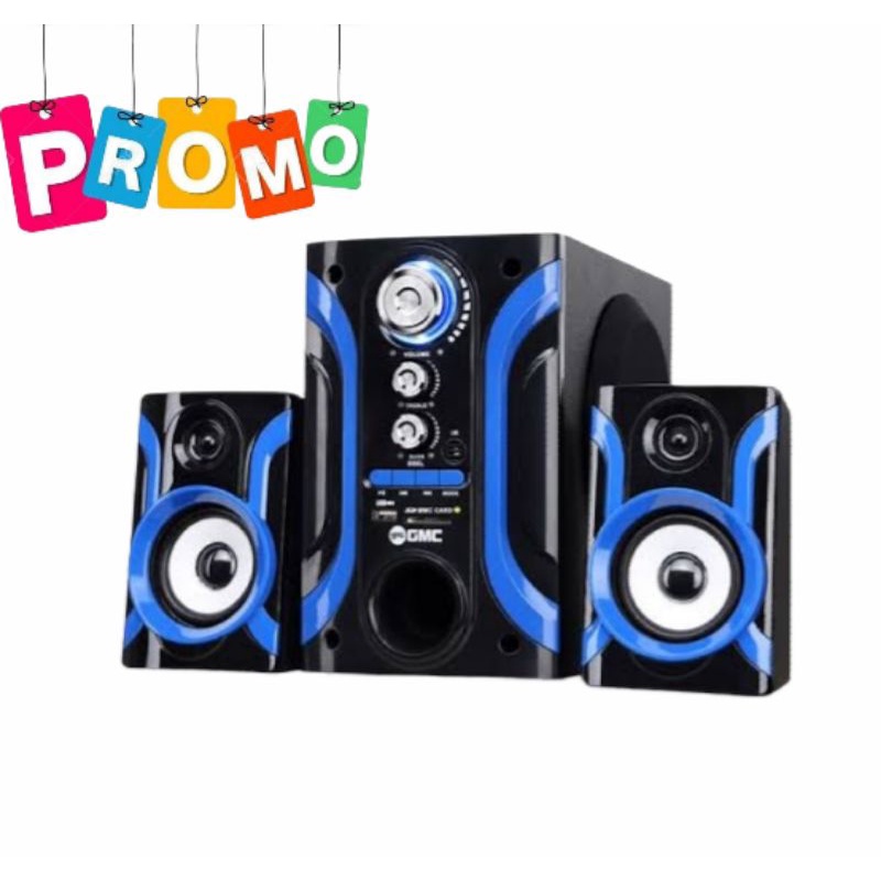 Speaker Aktif Bluetooth GMC 888L Multimedia Radio FM USB Extra Bass Salon Bluetooth BT Speaker