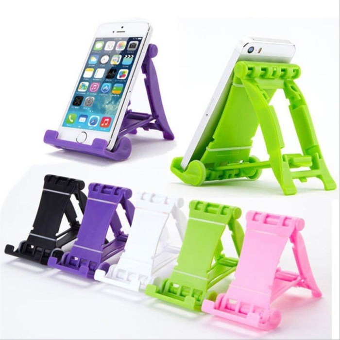 Dudukan Handphone Lipat / Stand Phone Holder Lipat Kecil Kuat Holder