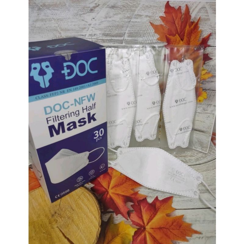 KF94 DOC mask putih embos isi 25pcs dan 30pcs original