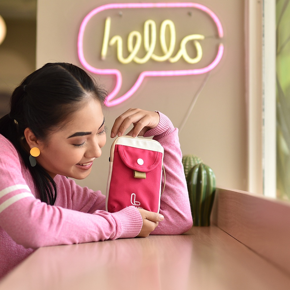 EVE MISTY ROSE |ManNeedMe X LAZZARDI| Tas HP Wanita Sling Bag Tas Selempang Handphone ORIGINAL