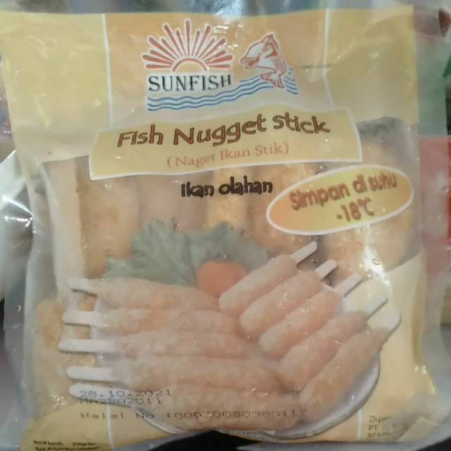 

Sunfish fish nugget stick (ikan olahan) 250 g