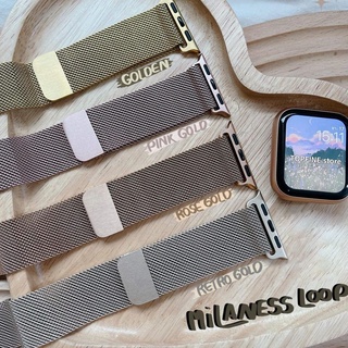 Tali✅Stainless Steel Strap Milanese Loop For Apple Watch Strap 38 40 42 44 45 49mm Strap IWatch Ultra Series 8 7 SE 6 5 4 3 2