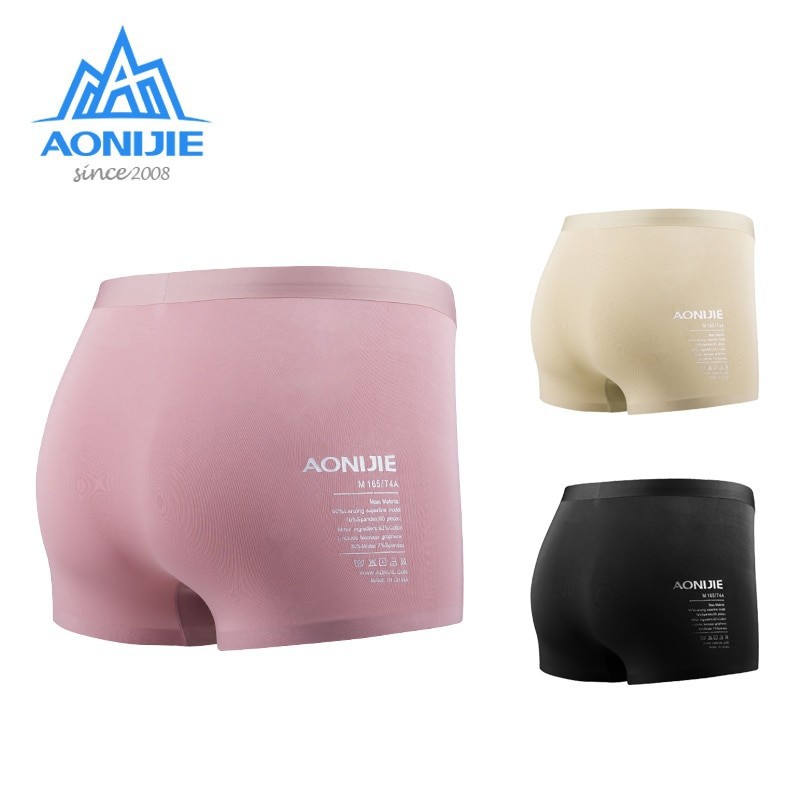 1 set 3pcs AONIJIE E7005 celana dalam wanita Briefs olahraga underwear