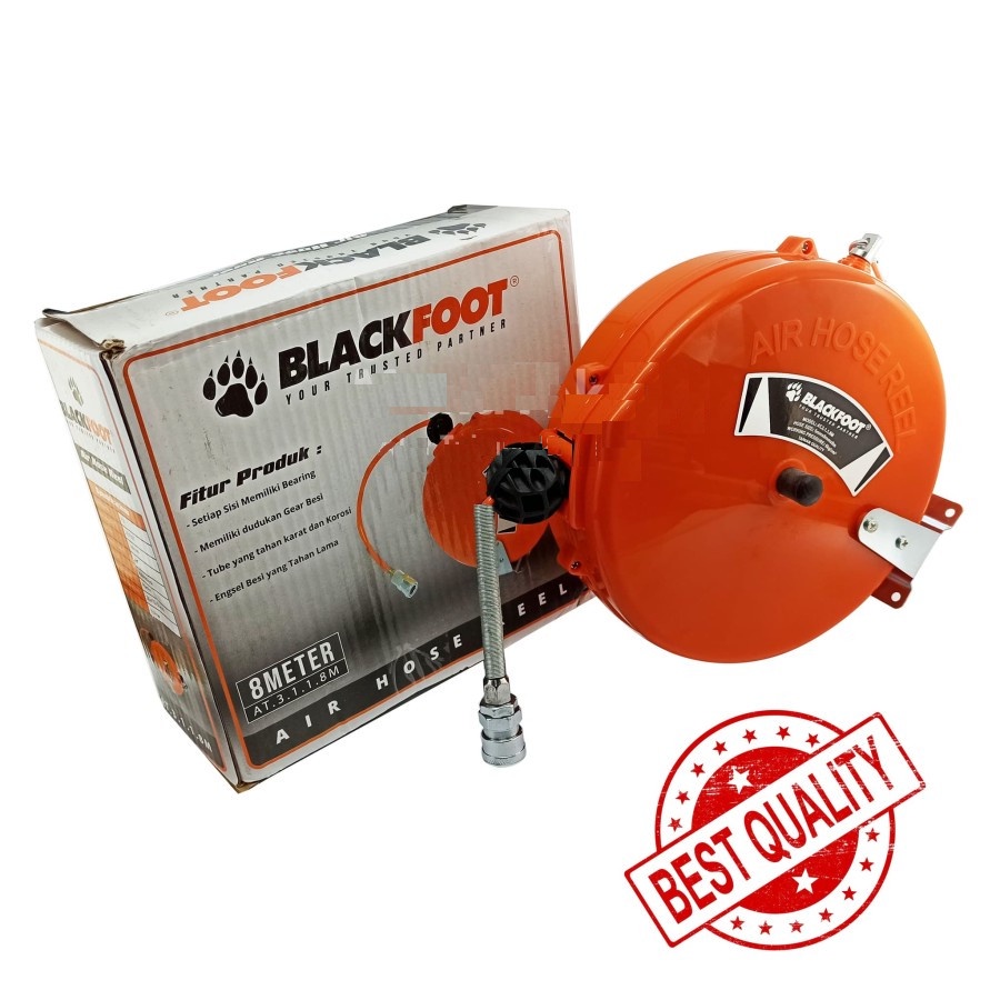 SELANG GANTUNG hose reel Blackfoot selang kompresor 8meter