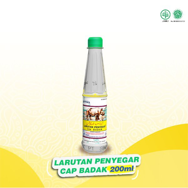 

Larutan Cap Badak Botol 200 ml / Larutan Penyegar