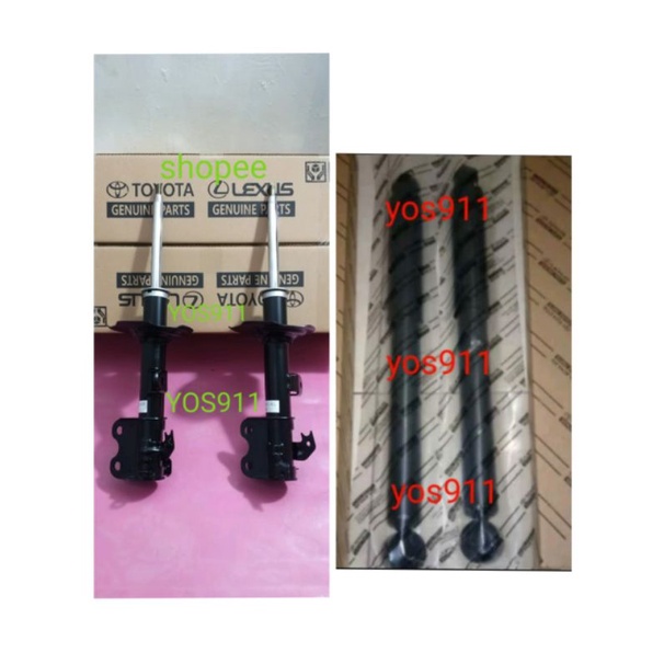 shockbreaker shock breaker depan belakang allnew avanza/xenia 2012 2013 2014 2015 2016 2017 2018