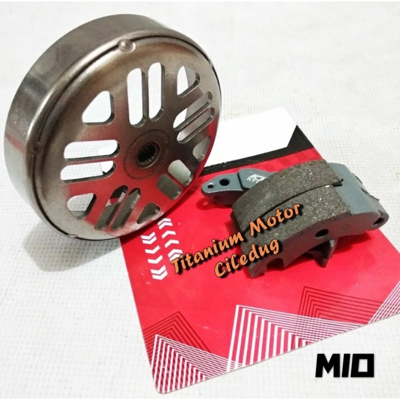 Kampas Ganda Plus Mangkok Ganda KTC KYTACO MIO SPORTY / MIO SOUL / MIO SMILE / FINO KARBU