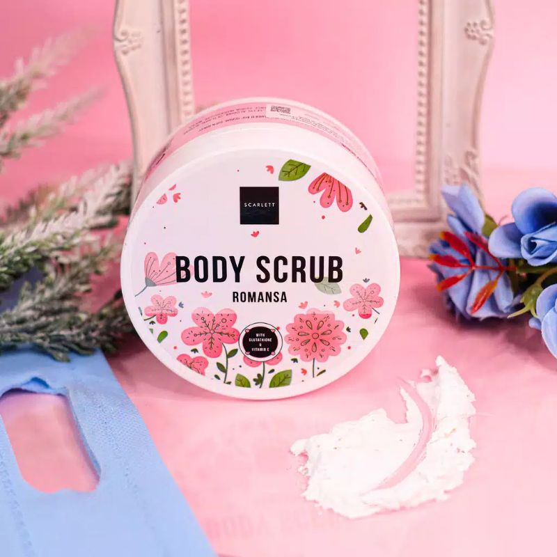 SCARLETT WHITENING BODY SCRUB ROMANSA ORIGINAL - BODY SCRUB ROMANSA -