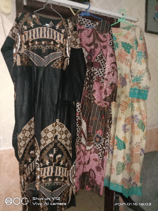 Gamis Batik Manggar, Padi,sekar,cantik,kubis,kipas,daun,kupu,nadine,gendis,kawung,termurah