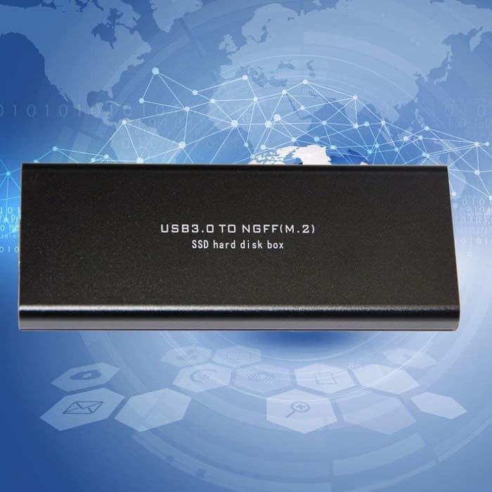 USB3.0 TO M.2 SSD Hard Disk Box LM-711N - Casing M2 SATA