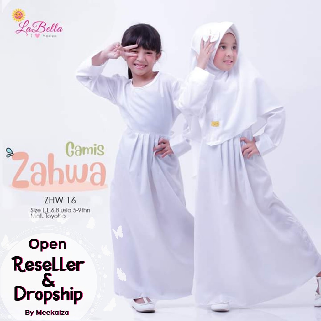 GAMIS ANAK TERBARU LABELLA ORIGINAL / BAJU MUSLIM ANAK SYARI  / GAMIS ANAK PEREMPUAN 2TAHUN 11TAHUN