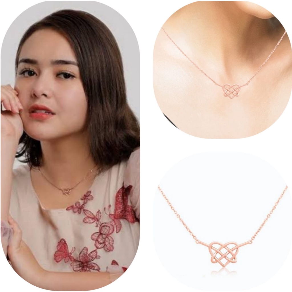 Kalung titanium Ikatan Cinta Andin Amanda Manopo cantik fashion premium elegant terlaris