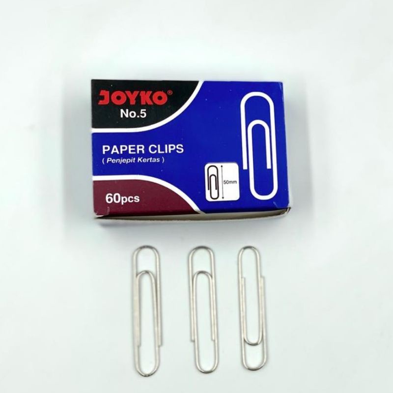 

Paper Clips / Penjepit Kertas Joyko No. 5